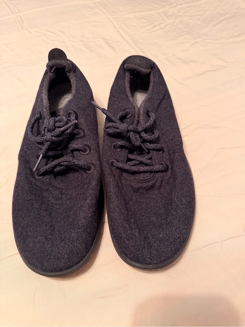 allbirds Men's Charcoal Wool Lace-Up Sneakers